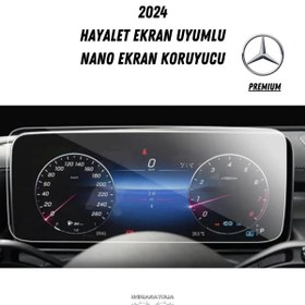 Resim UniqAnatolia Mercedes S500 2024 Premium Hayalet Gösterge Uyumlu Nano Ekran Koruyucu 