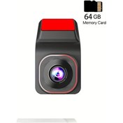 Resim Turcoshop11 Yükseltilmiş Araç Kamerası 2 İnç Çift Kayıt 64gb Hafıza Kartlı Ön Arka Kayıt 