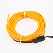 Resim Araç İçi Torpido Şerit Ledi Renkli İp Neon Led 3 Metre Sarı 