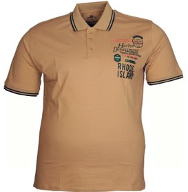 Resim FaLa Jeans Büyük Beden Poloyk Lakos Tişört 76116 Vizon 