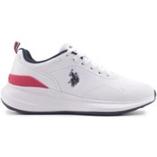 Resim ATLANTIC 4FX BEYAZ LACİVERT COMFORT CASUAL ANATOMİK SPOR AYAKKABISI U.S. Polo Assn.