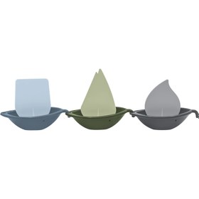 Resim Bibs Sail Boats Banyo Oyuncağı-Blue Mix 