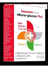 Resim Imuneks Farma Micro Glucan Plus Beta Glucan 30 Kapsül 
