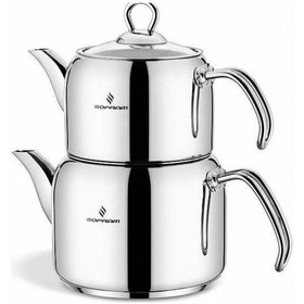 Resim Sofram Soft Aile Boy 180 Xl Çelik Çaydanlık Gümüş 