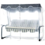Resim 3 Kişilik Salıncak Koruma Örtüsü 210 x 135 x 170 CM Şeffaf 