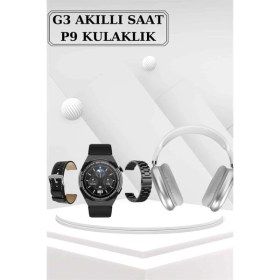 Resim Northcity Sesli Görüşme Akıllı Saat ve Powerbank Çoklu Şarj Girişli Bluetooth Kulaklık - Nabız Ölçer ve Uzun Pil Ömrü 