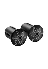 Resim Supacaz Bp-05 Gidon Tıpası Star Plugz Anodized/black Siyah 