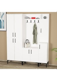 Resim Kalenderdekor1 Kalender Dekor Rose-1-2-4 Rs01 Portmanto Vestiyer Ayakkabılık 