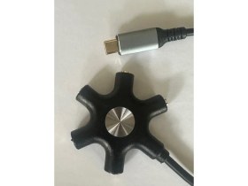 Resim Keepro Typec Ses Kartı 5 Çıkışlı Typec Ses Kartı 5 Port Type-C Ses Kartı 