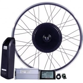Resim 48 Volt 1500 Watt Arka jant Elektrikli Bisiklet Dönüşüm Kiti 