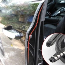 Resim Güçlas Araba Kapı Kenar Fitili - Oto Kapı Koruyucu Fitil -Saçlı Fitil Siyah 