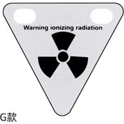 Resim G-cycling Uyarı Reflektör Manyetik Araba Çıkartmaları Açık Spor Koşu Bisiklet Üçgen Plaka Reflektör Geceleri Gri - Siyah 