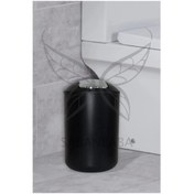 Resim Pekso Çöp Kovası 20x30 (brasil Model) Çöpkovası Siyah 