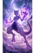 Resim aydın garage Mewtwo Kapı Direk Kaplama Folyosu BASKILI STİCKER Sağ-Sol 2 Adet 22*50 CM 