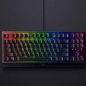Resim Razer BlackWidow V3 Tenkeyless (Yeşil Anahtar) - Kompakt Mekanik Oyun Klavyesi (Tıklanabilir Mekanik Anahtarlar, Kompakt Form Faktörü, Tamamen Programlanabilir Tuşlar) US-Düzeni | Siyah 