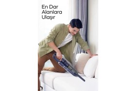 Resim Sinbo SVC-8625 800 ml Geniş Toz Haznesi ile Dikey & El Süpürgesi Yüksek Emiş Gücü ve Katlanabilir Boru 