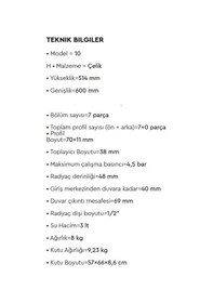 Resim Radiva - Tip 10h Dekoratif Radyatör 514x600 Kırmızı - 210h05140600x1xs- 