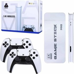 Resim Northcity Game Stick 4K Retro Çift Kollu Atari Konsolu - 20.000+ Oyun, Beyaz Tasarım 