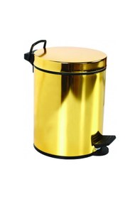 Resim Creavit Çöp Kovası 12 Lt Pedallı Altın 