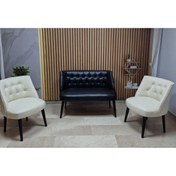 Resim Azra Aksesuar Deri Çay Seti Koltuk Takımı - Bekleme Salonu - Cafe Mobilya - Ofis Mobilya - Balkon Mobilya 