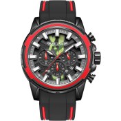 Resim 2133 Erkekler İçin Çok Fonksiyonlu Spor Kuvars Saat Kronograf/takvim/3atm Su Geçirmez/ışıklı Silikon Kayışlı Titanyum 