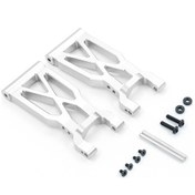 Resim Tenfowee Wltoys 104001 1/10 Off-road Araba İçin Metal Arka Sallama Kolu Gümüş Beyaz - 1859 Yerine Değiştirme Parçası Bjm044 