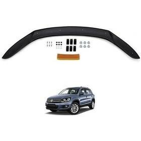 Resim Tiguan Ön Kaput Koruyucu Rüzgarlığı 2012 2013 2014 2015 Uyumlu 