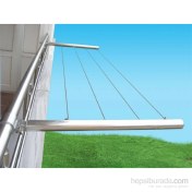 Resim Summit Küpeçte Balkon Alimünyum Askılık 