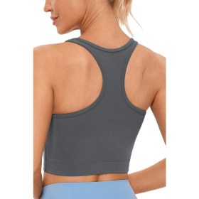 Resim Ghassy Co. Kadın Racerback Running Yoga Egzersiz Fitness Spor Sütyen CRS004 