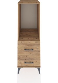 Resim Kronos Dolap Tek Raflı 2 Çekmeceli 44x59x134 Çam-çam Çam 