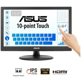 Resim ASUS 15.6" VT169HE 60Hz 5ms Full HD IPS Dokunmatik Monitör 