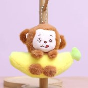 Resim Dzjjna Yeni 1 Adet Dört Inç Iyi Şanslar Karikatür Peluş Oyuncak Bebek Anahtarlık Sevimli Bebek Anahtar Küçük Kolye Seti (Yurt Dışından) 