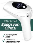 Resim Sheland Pro Ipl Lazer Epilasyon Tüy Alma Cihazı 8 Kademeli 900.000 Atım 