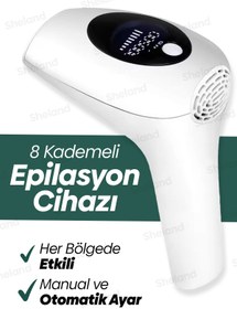 Resim Sheland Pro Ipl Lazer Epilasyon Tüy Alma Cihazı 8 Kademeli 900.000 Atım 