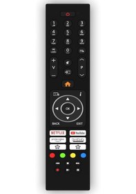 Resim Byconners Toshiba Smart 4k Led Tv İçin Uygun - Ct-8563 Uyumlu Kumanda Yedek Kumanda - Mikrofonsuz 