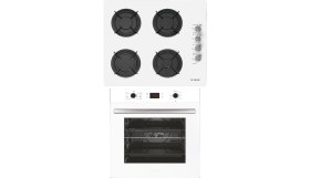 Resim Alveus Sardunya 2'li Beyaz Ankastre Set (GLS640B-MFA627B) 