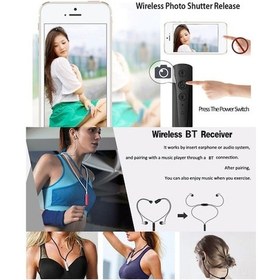 Resim Fortunelane Kablosuz Bluetooth Alıcı - Taşınabilir 4.1 Ses Adaptörü, Araç Ve Hoparlörler İçin Kablosuz Müzik Keyfi 