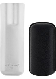 Resim S.t. Dupont Deri Metal Puro Kılıfı Siyah/krom 2li 60ring 
