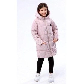 Resim Benitto Kız Çocuk İçi Peluş Gizli Cep Detaylı Fermuarlı Mont-14763 Lila 
