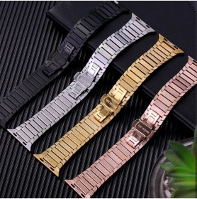 Resim AyrStore Omr Apple Watch 42Mm Kr413 Fine Steel Kordon - Gold 