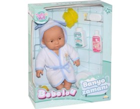 Resim Uravas Store Mey Ithalat® 030031 , Bebelou Banyo Zamanı Bebek Seti, 35 cm / +3 Yaş 