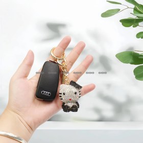 Resim Silver1 Gıoıo Yeni Mini Taşınabilir Kozmetik Ayna Kolye Anahtarlık Çanta Aksesuarları Kolye Dıy Anahtarlık (Yurt Dışından) 