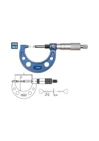 Resim Dasqua 100-125mm Bıçak Ağızlı Mekanik Mikrometre 4570-1025 