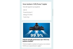 Resim Philips Turbo Fırçalı Yüksek Performanslı Torbasız Elektrikli Süpürge, Kompakt Tasarım, H13 Alerjik Filtreli, Lambader Hediye 