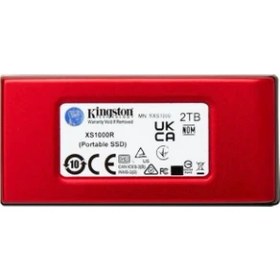 Resim 2 Tb Kıngston XS1000 Usb3.2 Gen2 Kırmızı SSD SXS1000R/2000G 
