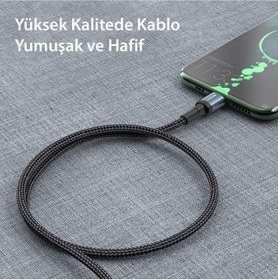 Resim Zipax Huawei Mate İle Uyumlu 10 Pro 20 Lite Şarj Kablosu Typec To 2 Metre 60W Hızlı Aznca79 Azn Ca79 