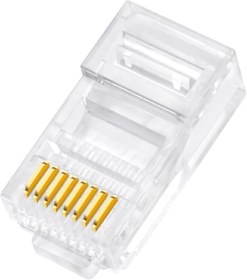 Resim Kaliteli Rj45 Cat5 / Cat5E Ethernet Konnektör Soketi (100 Adet) 