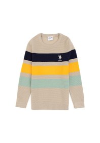 Resim U.s. Polo Assn. Erkek Çocuk Taş Melanj Kazak /triko 50317160-vr225 Tas Melanj 