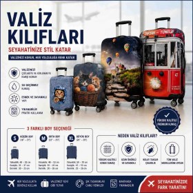 Resim Urartu Valiz Bavul ve Çanta Kılıfı 