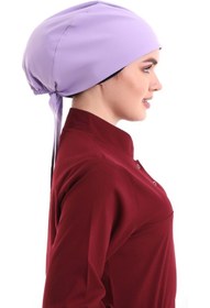 Resim Bilenn Tekstil Tesettür Bone - 6419 Lila 